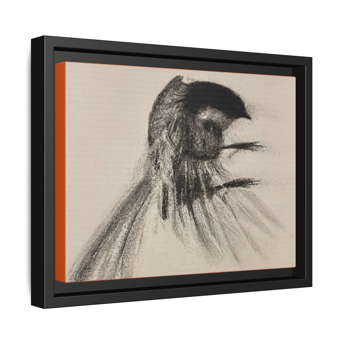 Bird #1 Matte Canvas, Framed (Multi-color)