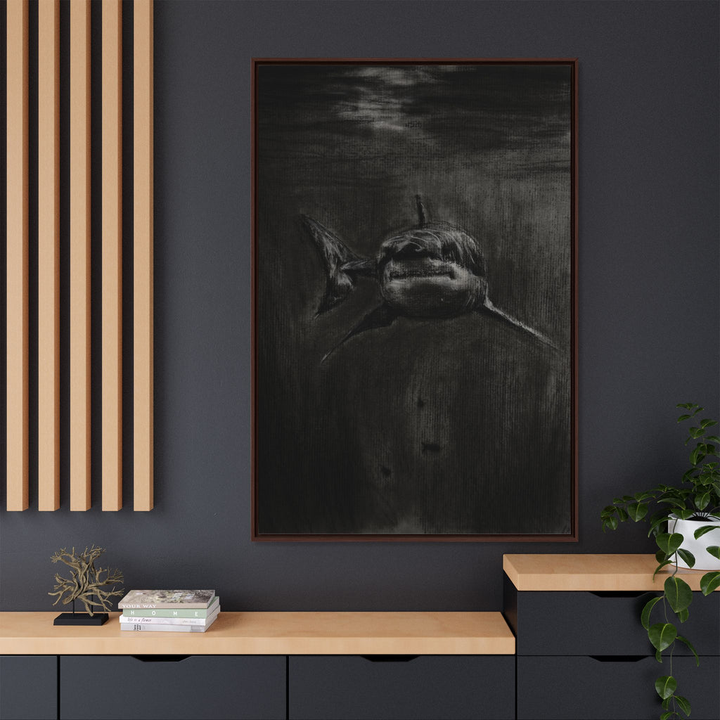 Dark Surrealist Framed Canvas Wall Art