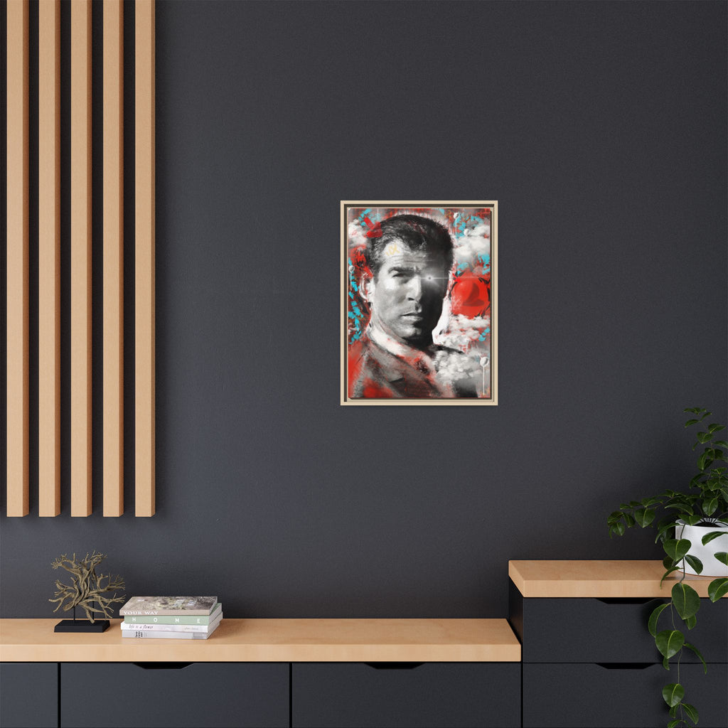 “James” Matte Canvas, Framed (Multi-color)