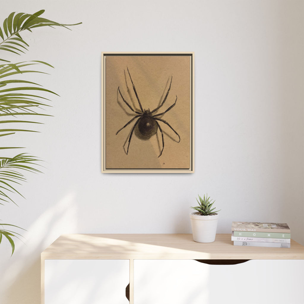 “Spider” Matte Canvas, Framed (Multi-color) Print