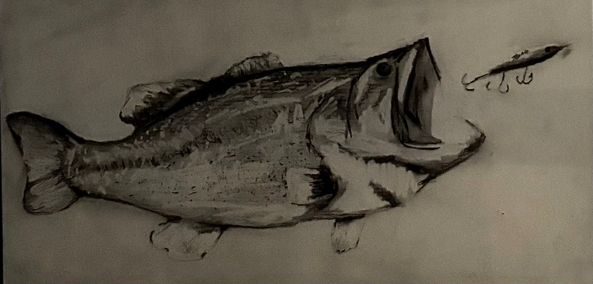 Large Mouth BA$$ (Framed)