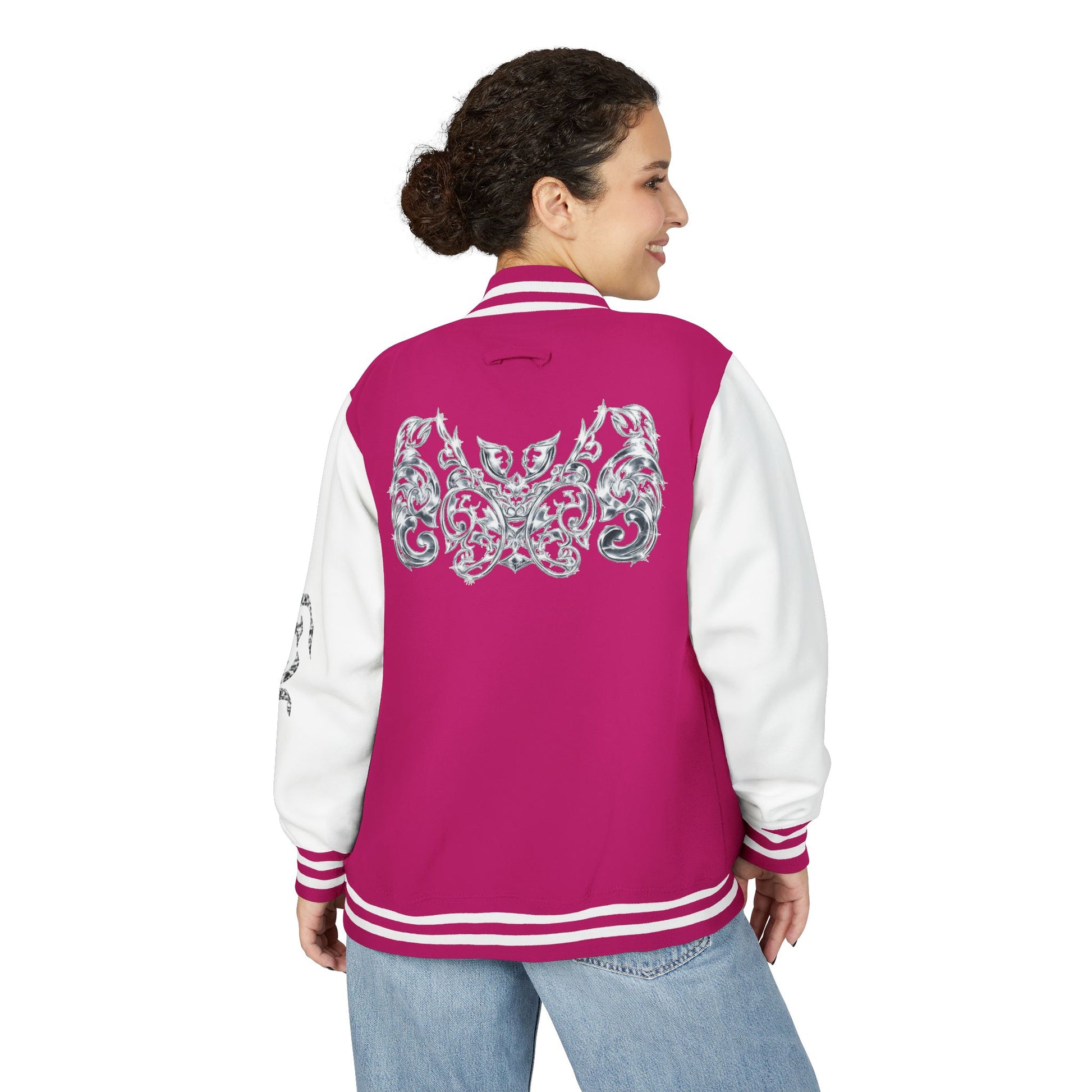 “ICY” Unisex Heavyweight Letterman Jacket