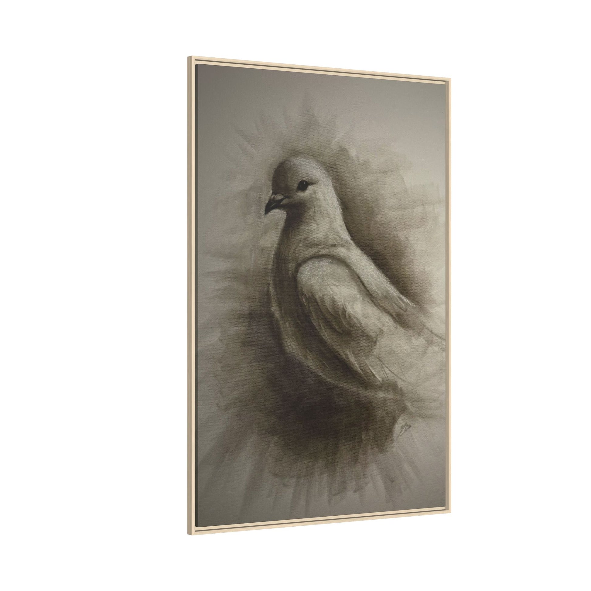 “Dove” Matte Canvas, Framed (Multi-color)