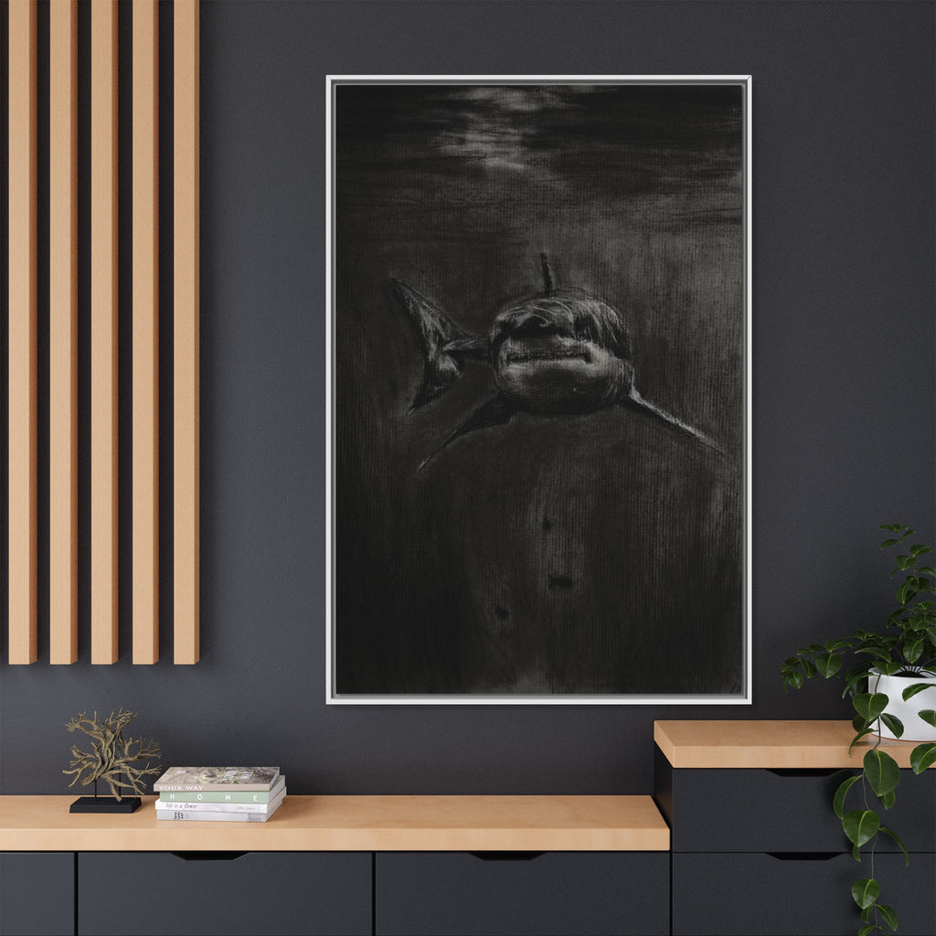 Dark Surrealist Framed Canvas Wall Art