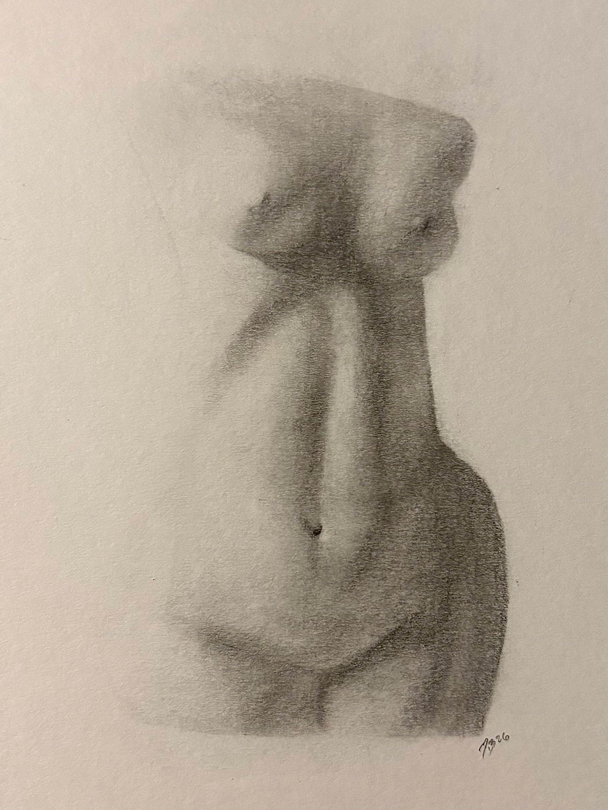 BODY STUDY NO. 5 (Small 6in X 8in)